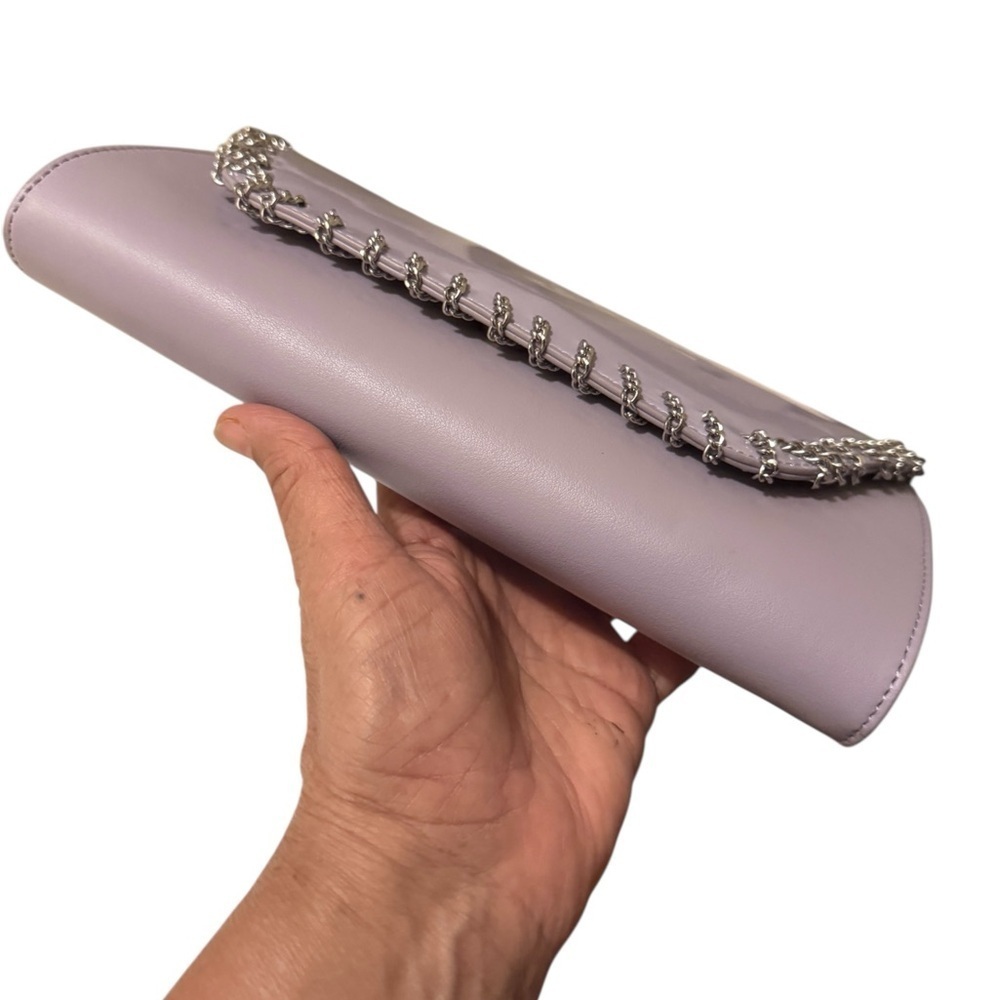 White House Black Market Purple Clutch.  new - Picture 3 of 13
